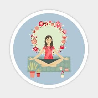 Meditation and Yoga Magnet